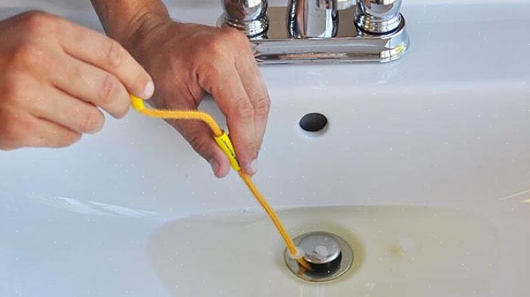 שלפוחית הניקוז תכריח את לחץ המים לקו והנקז צריך להתנקות