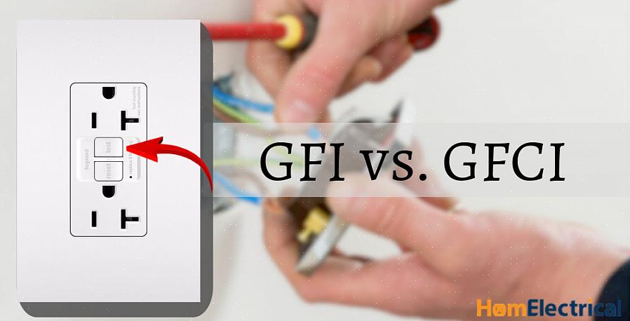 ניתן לספק הגנה נדרשת זו על ידי מפסק GFCI או מכלי GFCI