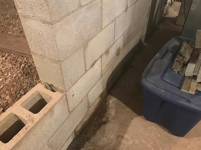 כיצד לזהות את מקור בעיות המים במרחב זחילה