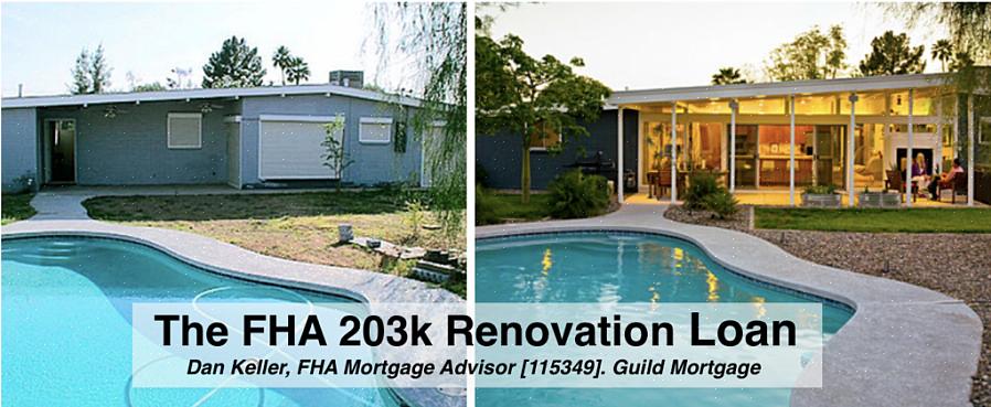 הלוואות FHA 203 (k) מקבילות למשך הלוואת המשכנתא שלך
