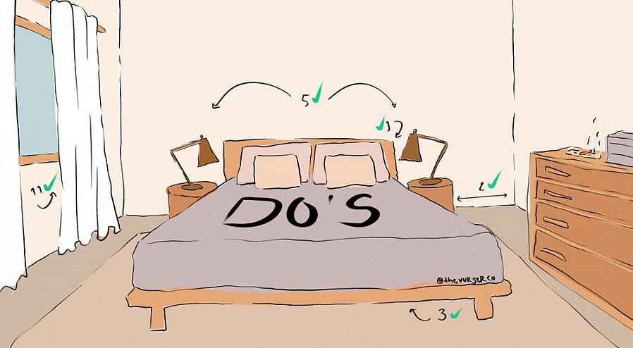 להלן הנחיות למיקום מיטה הטוב ביותר שלך לפנג שואי טוב