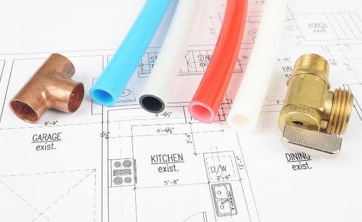 צינור PEX בגודל 1,30 ס"מ מייצג את הענפים