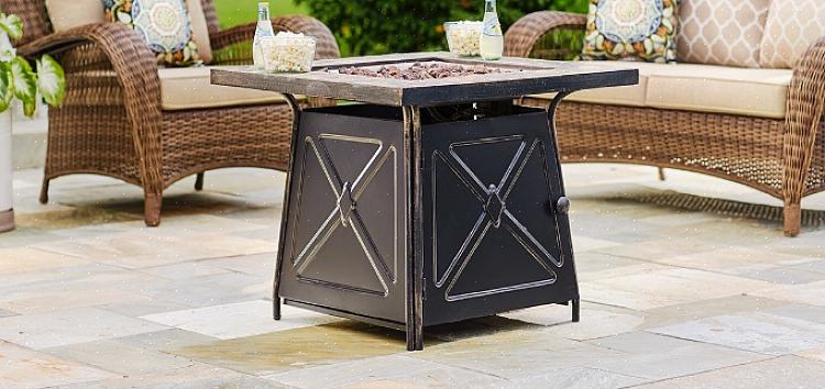 אתה יכול גם לקנות בור אש פשוט או chimenea בסביבות 75 € עד 150 € שיעשה את העבודה